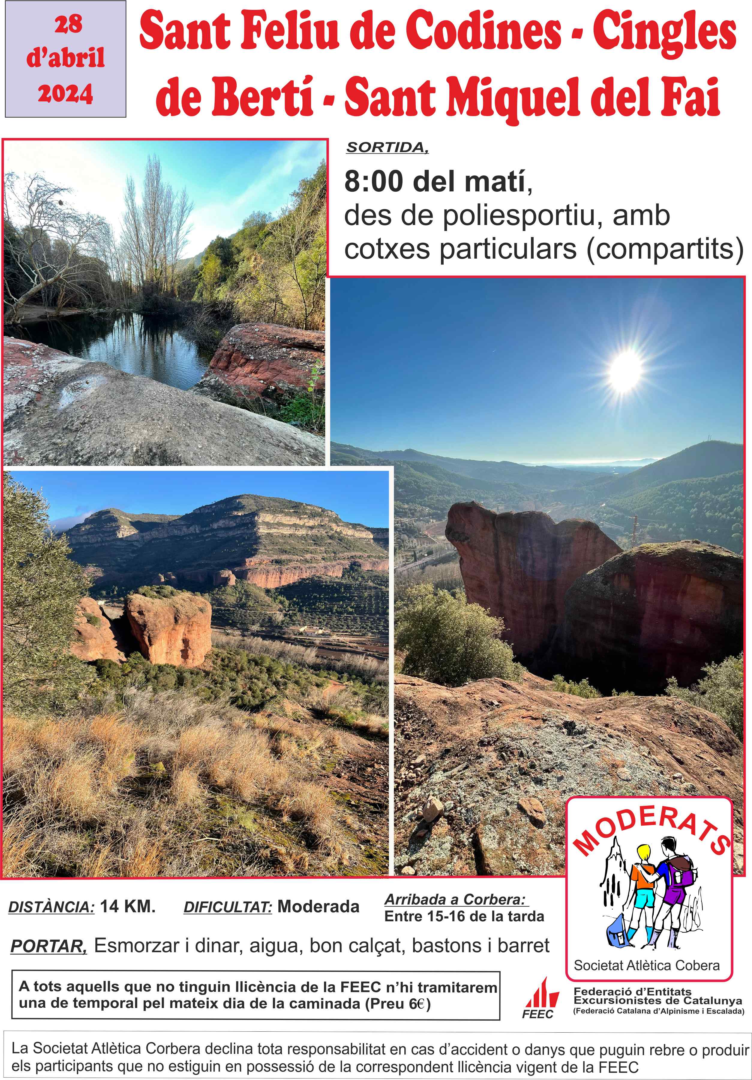 Sant Feliu de Codines-Cingles de Bertí-Sant Miquel del Fai